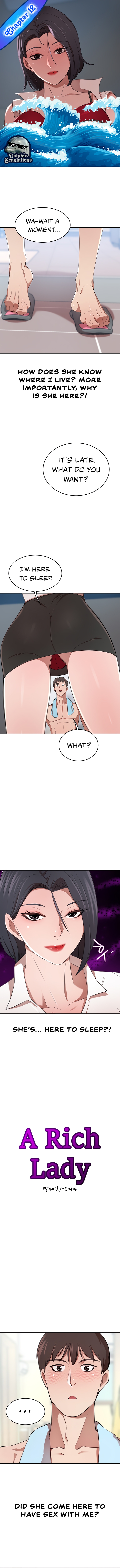 Panel Image 1 for chapter 12 of manhwa A Rich Lady on read.oppai.stream