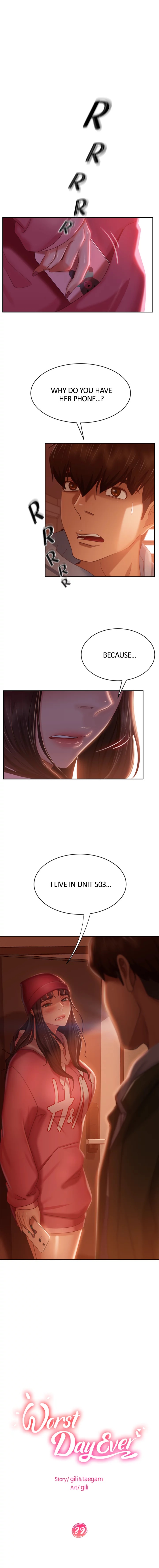 Panel Image 1 for chapter 39 of manhwa Worst Day Ever on read.oppai.stream