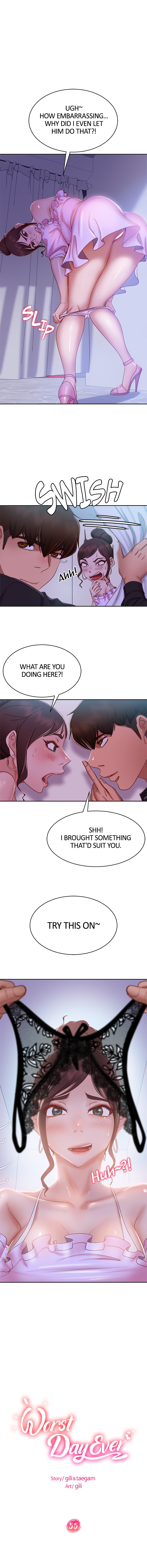 Panel Image 1 for chapter 55 of manhwa Worst Day Ever on read.oppai.stream