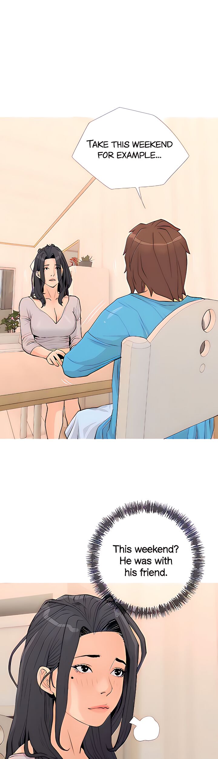 Panel Image 1 for chapter 74 of manhwa Banging My Aunt on read.oppai.stream