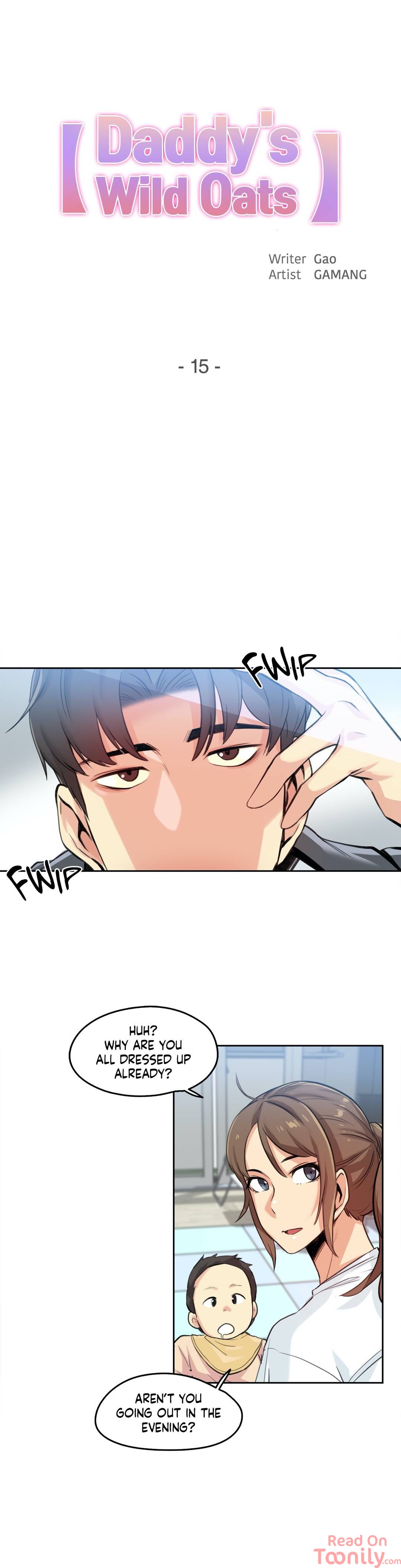 Panel Image 1 for chapter 15 of manhwa Daddy’s Wild Oats on read.oppai.stream