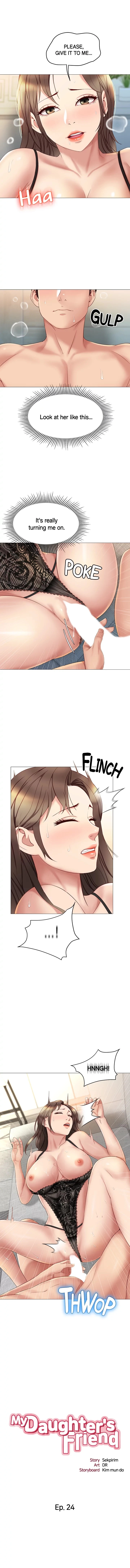 Panel Image 1 for chapter 24 of manhwa My Daughter’s Friend on read.oppai.stream