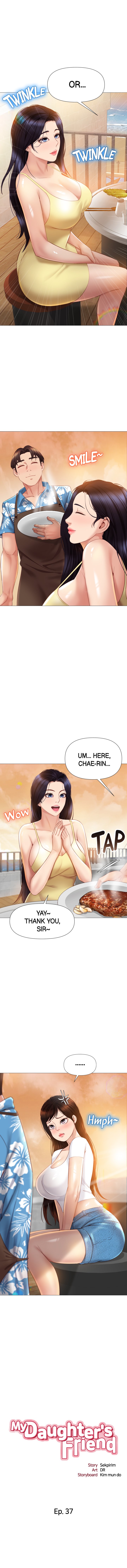 Panel Image 1 for chapter 37 of manhwa My Daughter’s Friend on read.oppai.stream