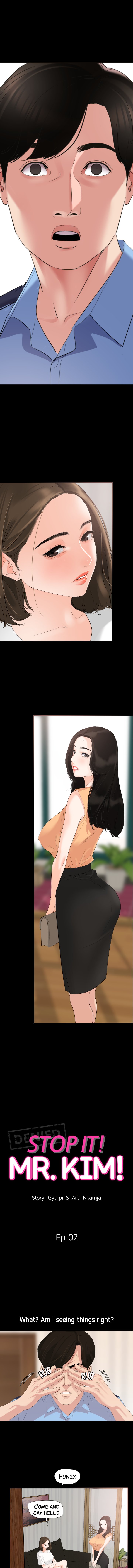 Panel Image 1 for chapter 2 of manhwa Stop it! Mr. KIM! on read.oppai.stream