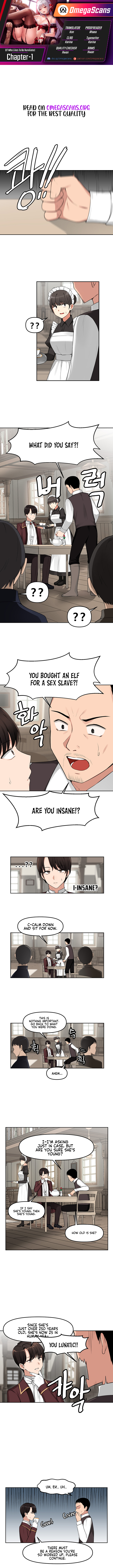 Panel Image 1 for chapter 1 of manhwa Elf Who Likes To Be Humiliated on read.oppai.stream