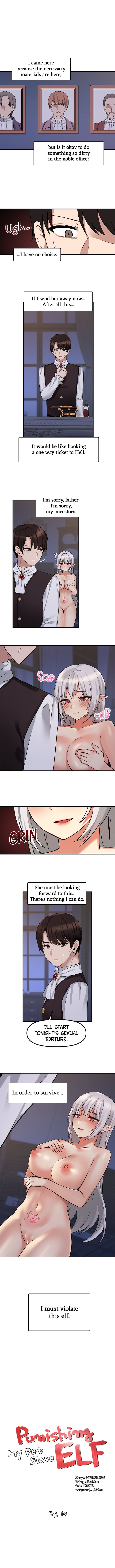 Panel Image 1 for chapter 10 of manhwa Elf Who Likes To Be Humiliated on read.oppai.stream