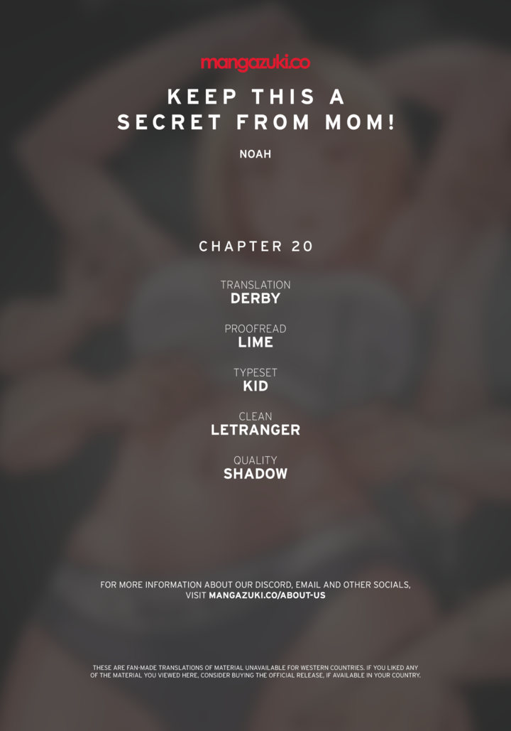 Panel Image 1 for chapter 20 of manhwa Keep It a Secret From Your Mother! on read.oppai.stream