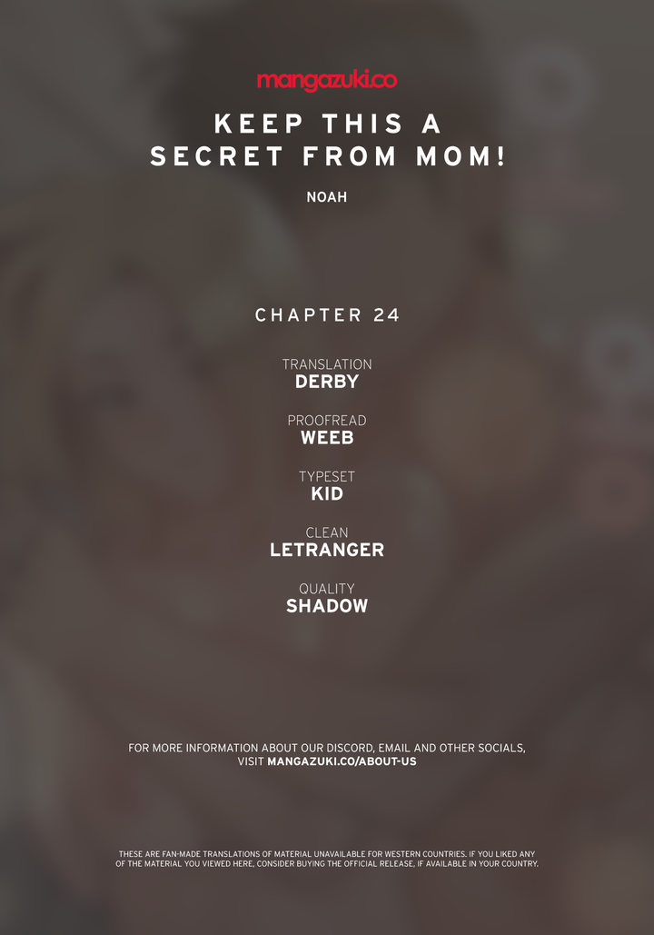 Panel Image 1 for chapter 24 of manhwa Keep It a Secret From Your Mother! on read.oppai.stream