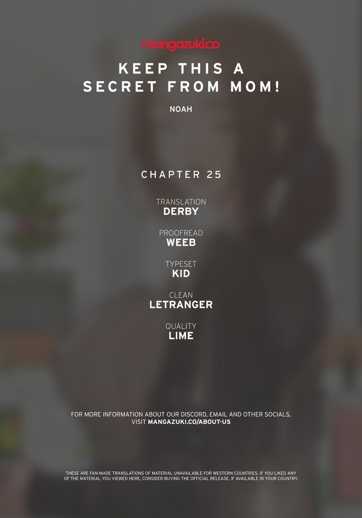 Panel Image 1 for chapter 25 of manhwa Keep It a Secret From Your Mother! on read.oppai.stream