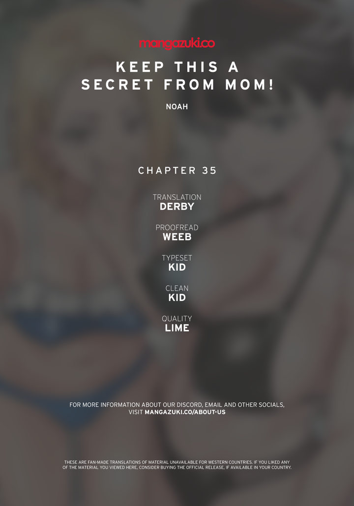 Panel Image 1 for chapter 35 of manhwa Keep It a Secret From Your Mother! on read.oppai.stream