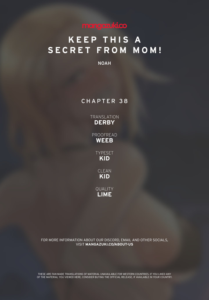 Panel Image 1 for chapter 38 of manhwa Keep It a Secret From Your Mother! on read.oppai.stream