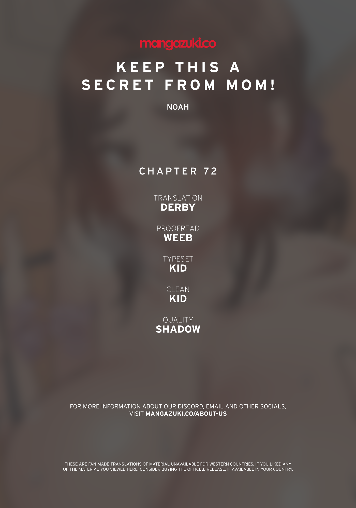 Panel Image 1 for chapter 72 of manhwa Keep It a Secret From Your Mother! on read.oppai.stream