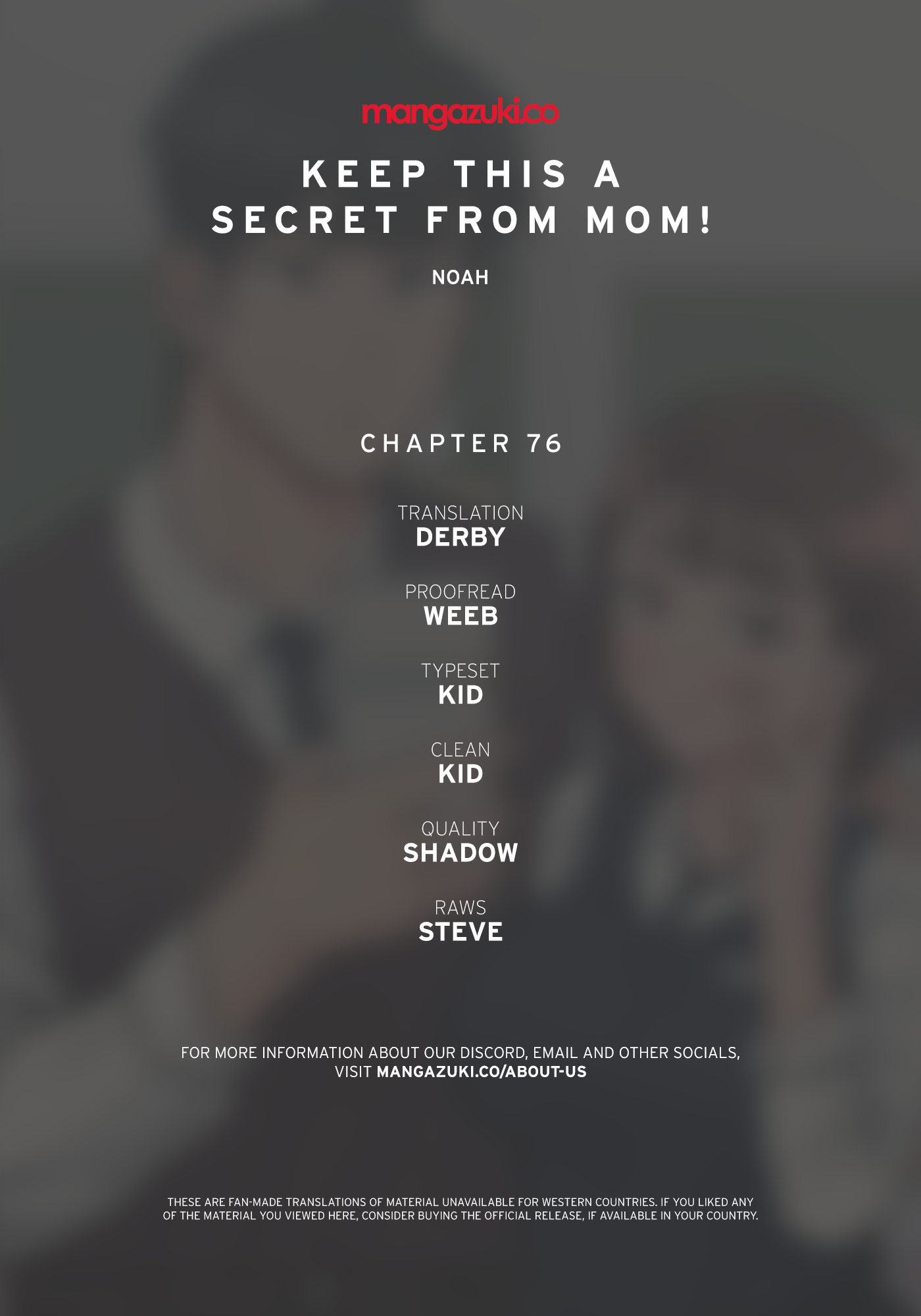 Panel Image 1 for chapter 76 of manhwa Keep It a Secret From Your Mother! on read.oppai.stream