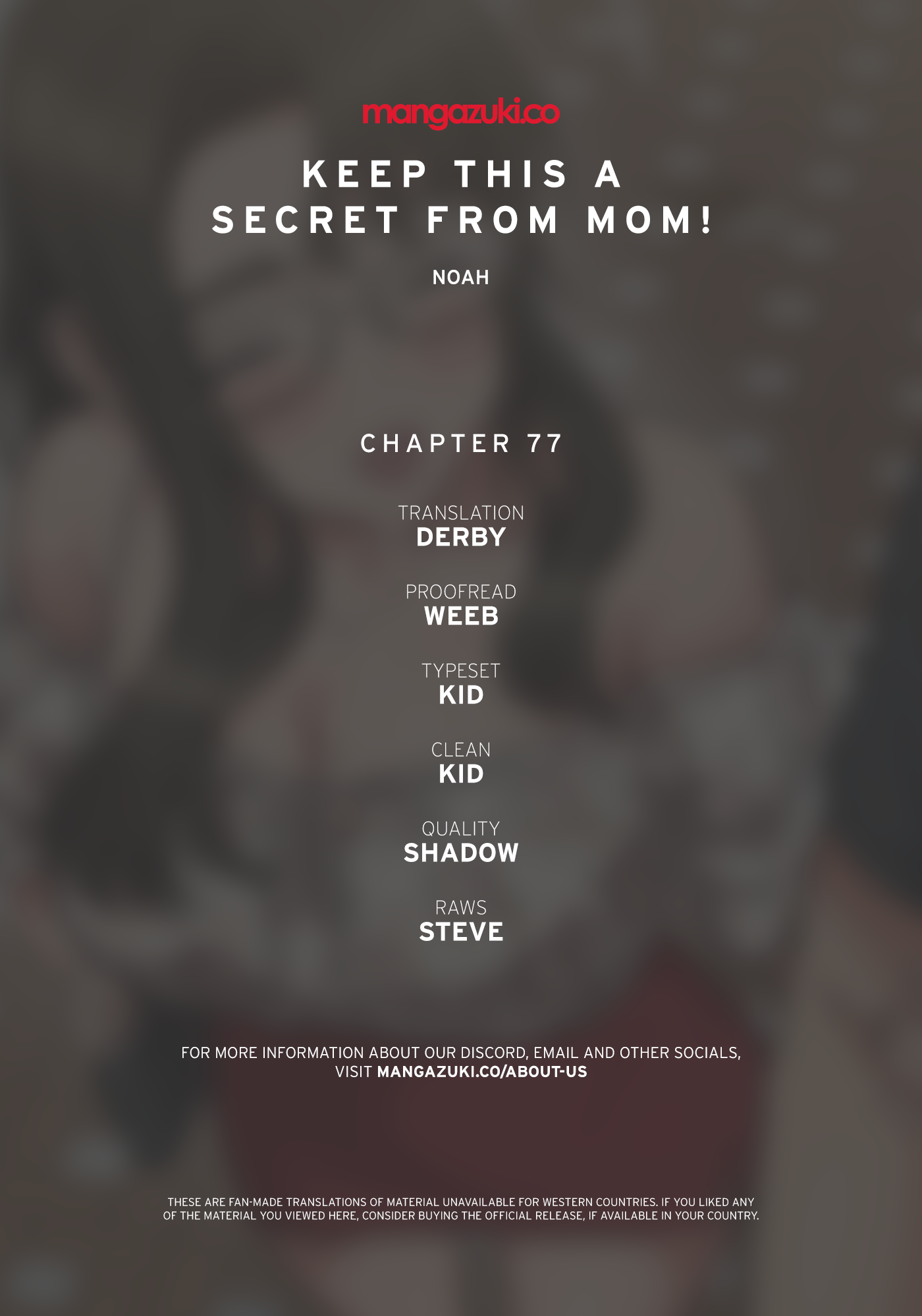 Panel Image 1 for chapter 77 of manhwa Keep It a Secret From Your Mother! on read.oppai.stream