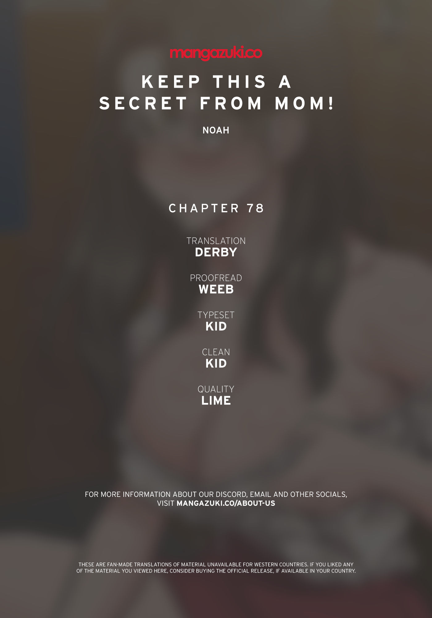 Panel Image 1 for chapter 78 of manhwa Keep It a Secret From Your Mother! on read.oppai.stream