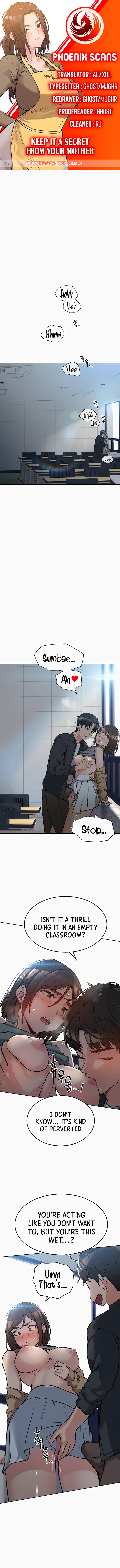 Panel Image 1 for chapter 8 of manhwa Keep It a Secret From Your Mother! on read.oppai.stream