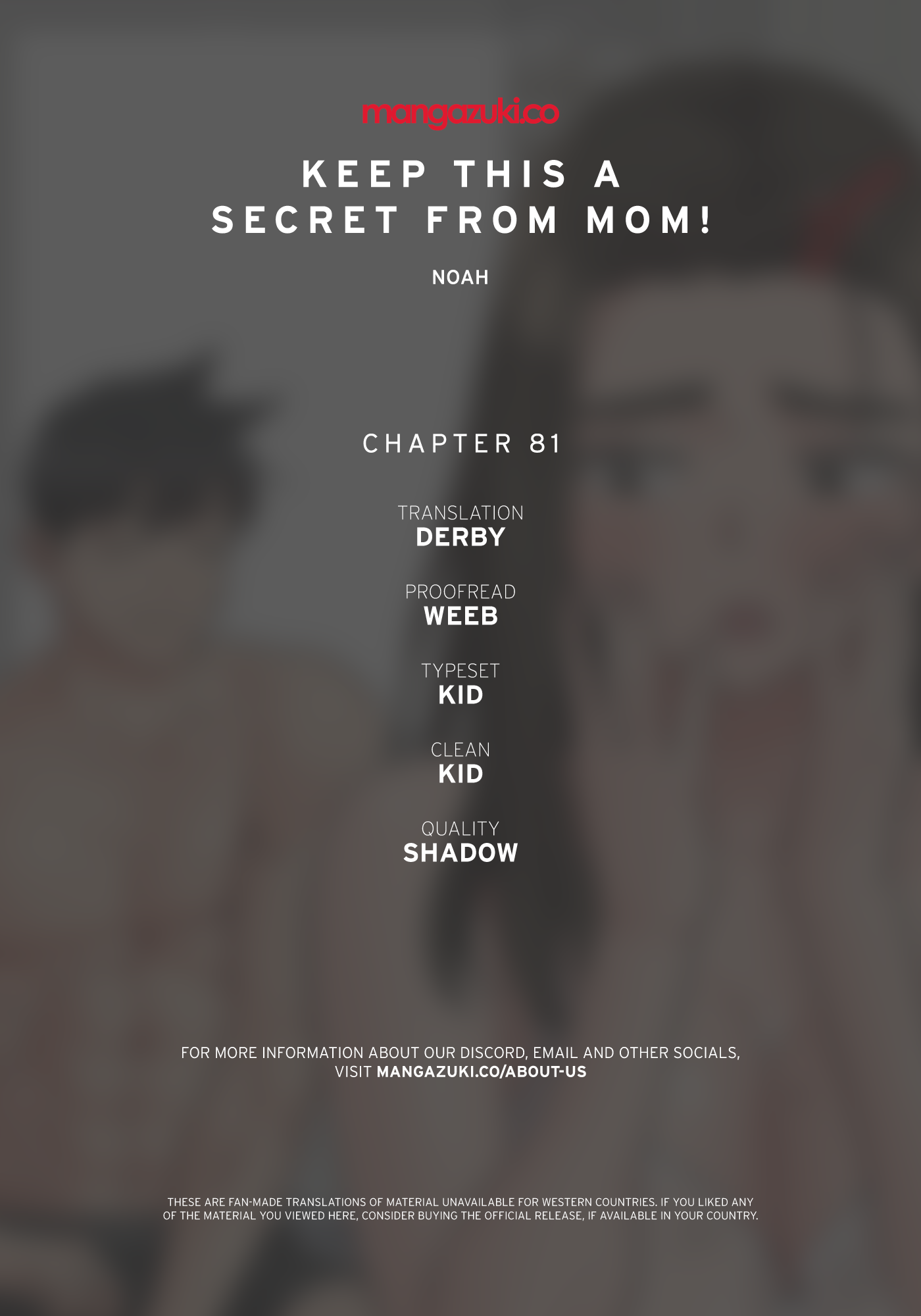 Panel Image 1 for chapter 81 of manhwa Keep It a Secret From Your Mother! on read.oppai.stream