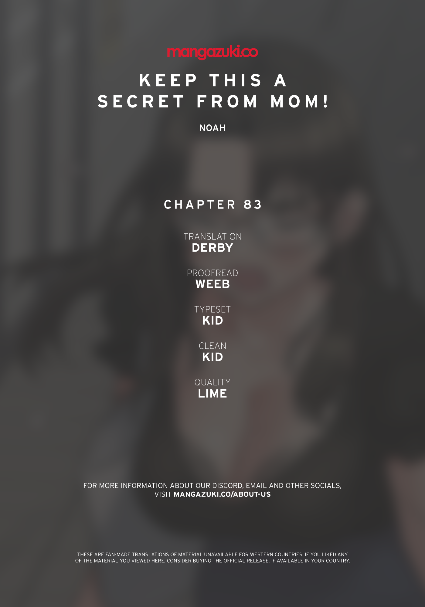 Panel Image 1 for chapter 83 of manhwa Keep It a Secret From Your Mother! on read.oppai.stream