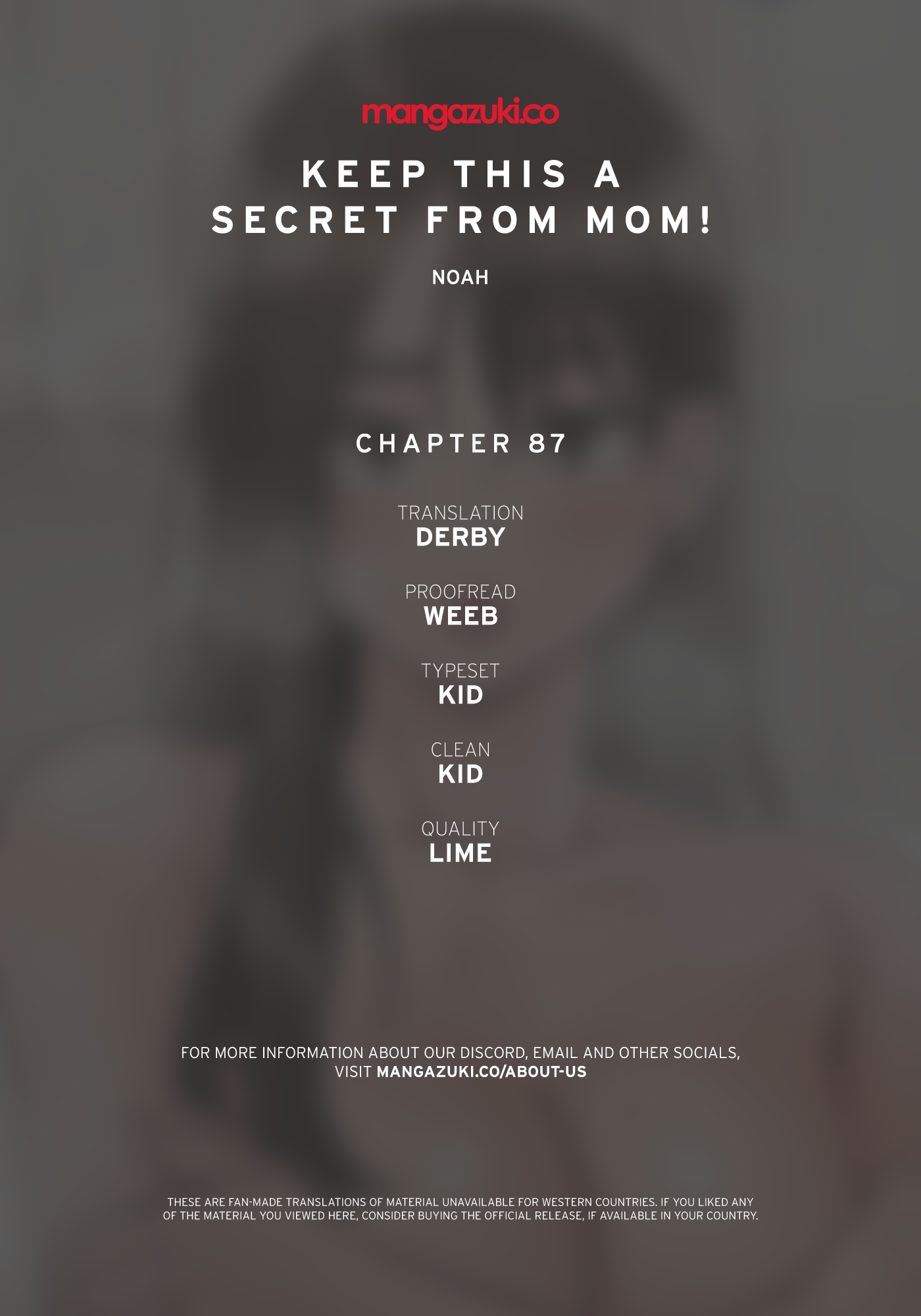 Panel Image 1 for chapter 87 of manhwa Keep It a Secret From Your Mother! on read.oppai.stream