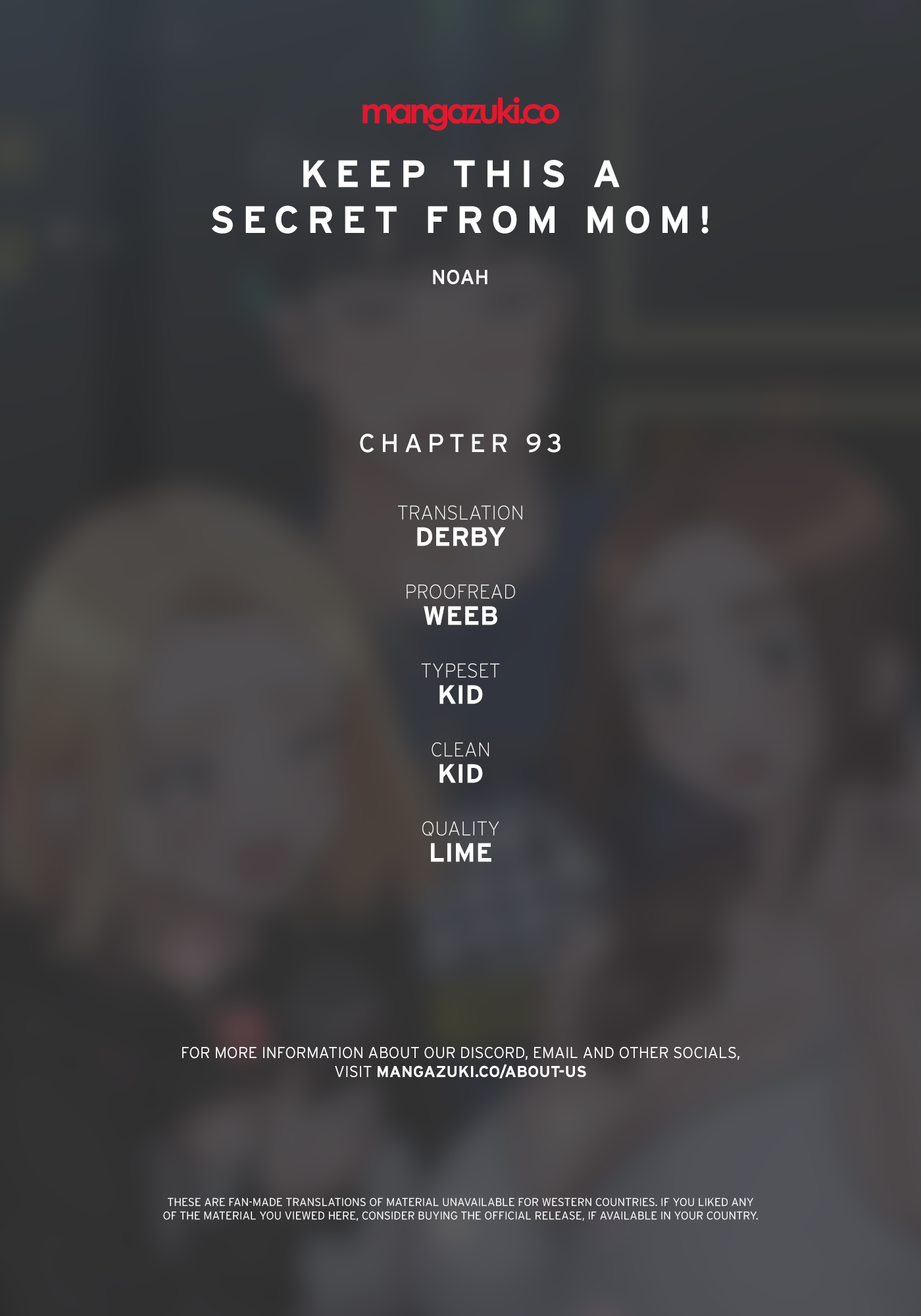 Panel Image 1 for chapter 93 of manhwa Keep It a Secret From Your Mother! on read.oppai.stream