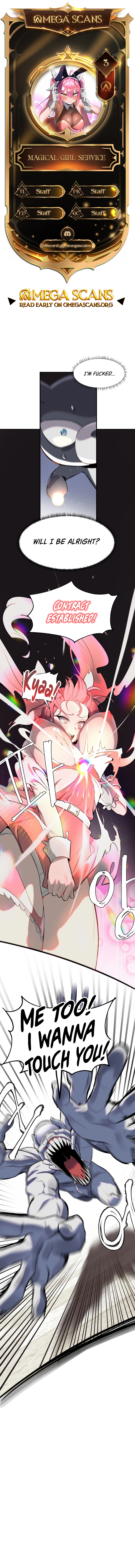 Panel Image 1 for chapter 3 of manhwa Magical Girl Service on read.oppai.stream