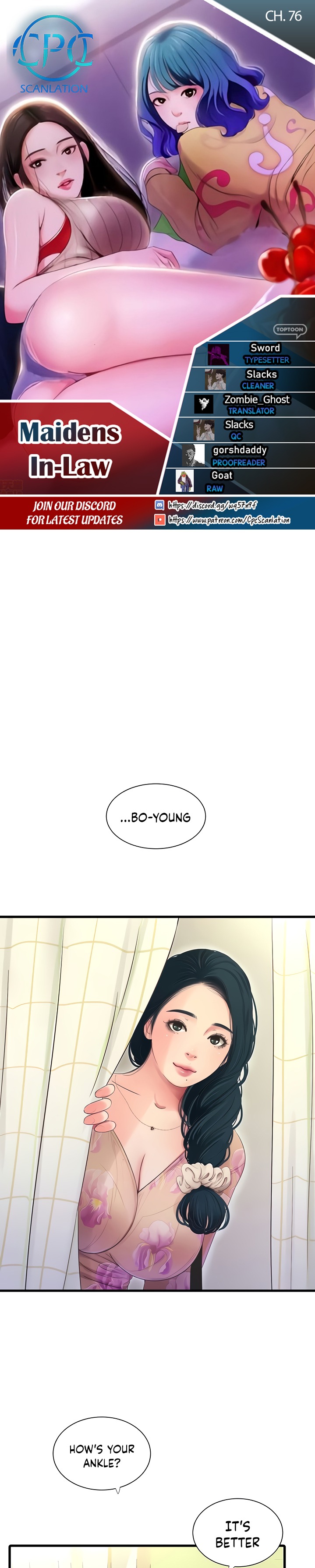 Panel Image 1 for chapter 76 of manhwa Maidens In-Law on read.oppai.stream