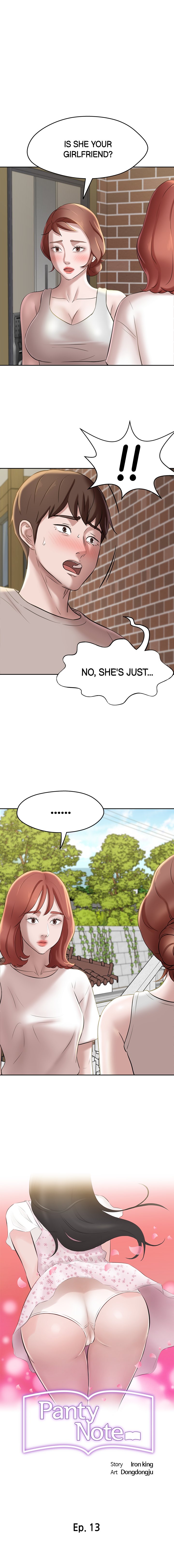 Panel Image 1 for chapter 13 of manhwa Panty Note on read.oppai.stream