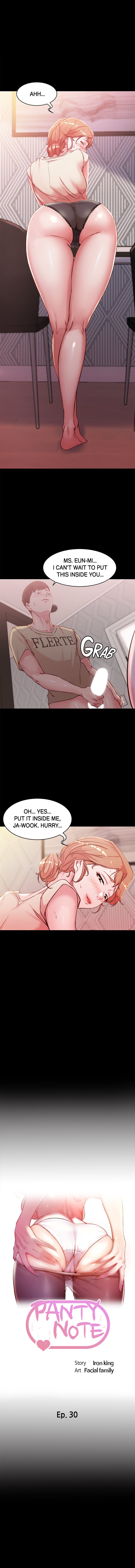 Panel Image 1 for chapter 30 of manhwa Panty Note on read.oppai.stream