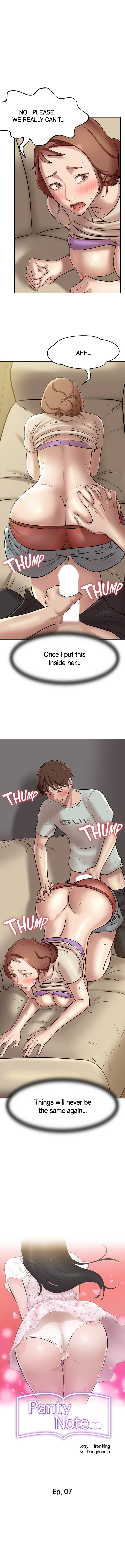 Panel Image 1 for chapter 7 of manhwa Panty Note on read.oppai.stream