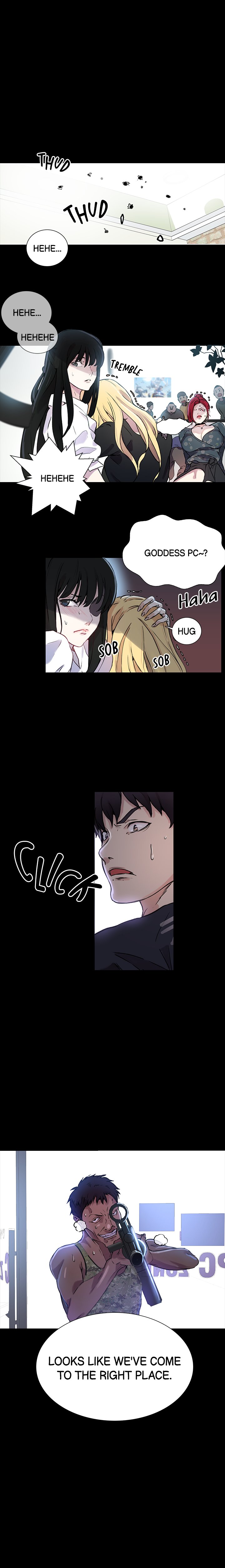 Panel Image 1 for chapter 9 of manhwa PC Café HOTTIES on read.oppai.stream