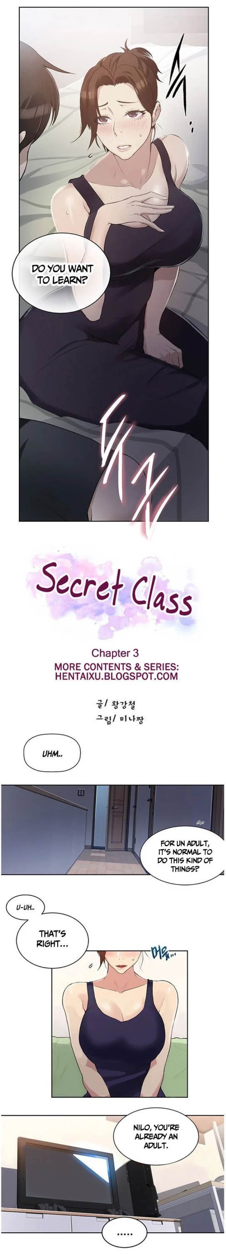 Panel Image 1 for chapter 3 of manhwa Secret Class on read.oppai.stream