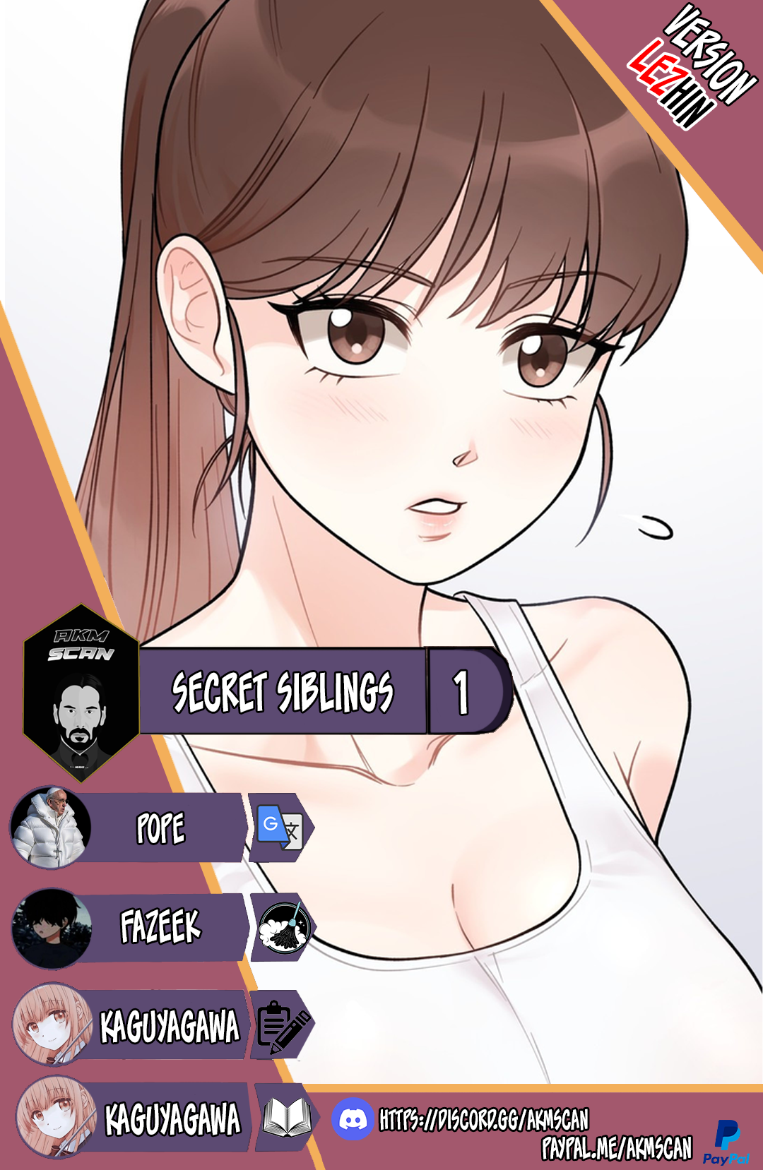 Panel Image 1 for chapter 1 of manhwa Secret Siblings on read.oppai.stream