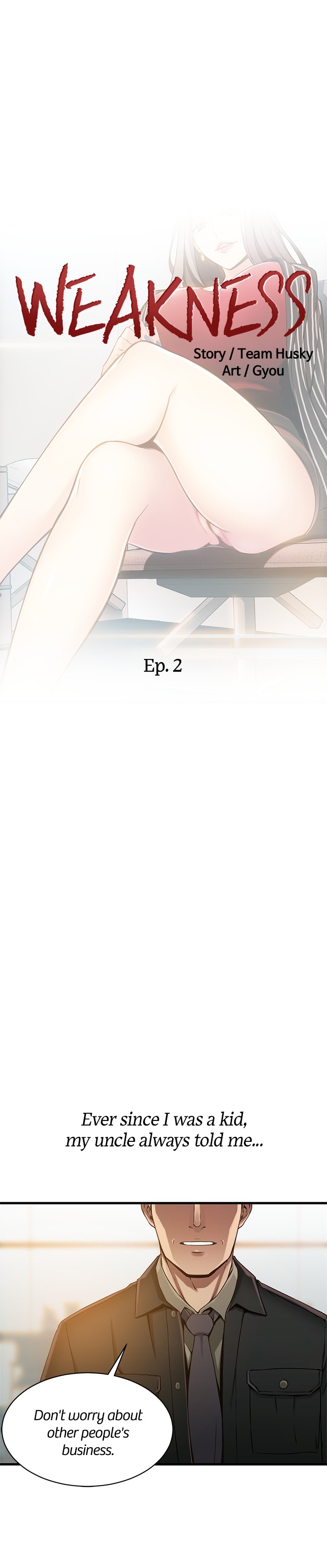 Panel Image 1 for chapter 2 of manhwa Weak Point on read.oppai.stream