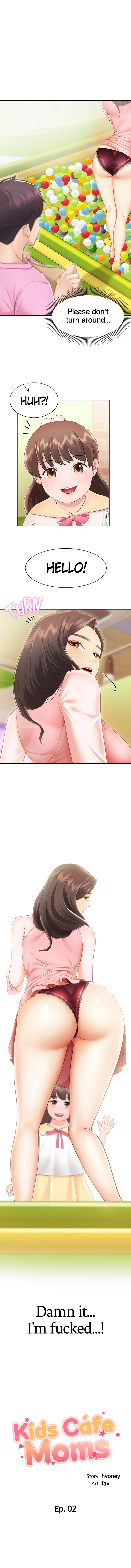 Panel Image 1 for chapter 2 of manhwa Kids Café Moms on read.oppai.stream