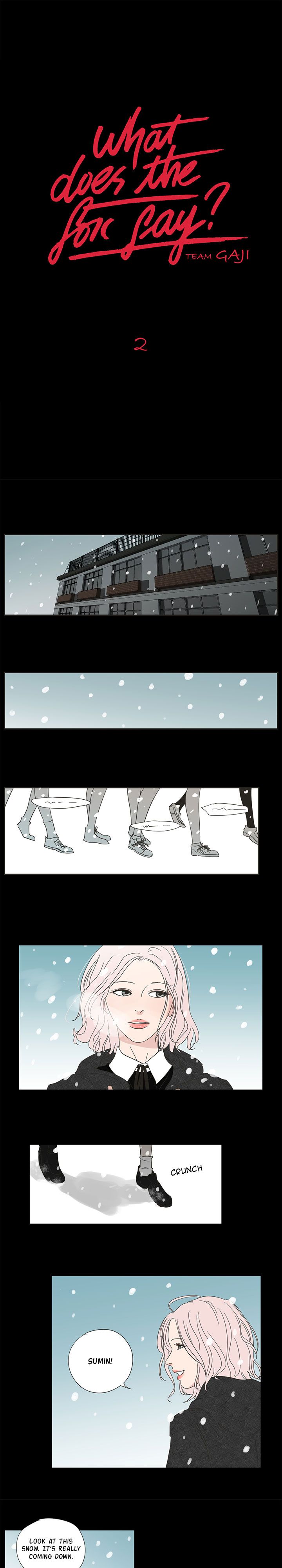 Panel Image 1 for chapter 2 of manhwa What Does the Fox Say? on read.oppai.stream