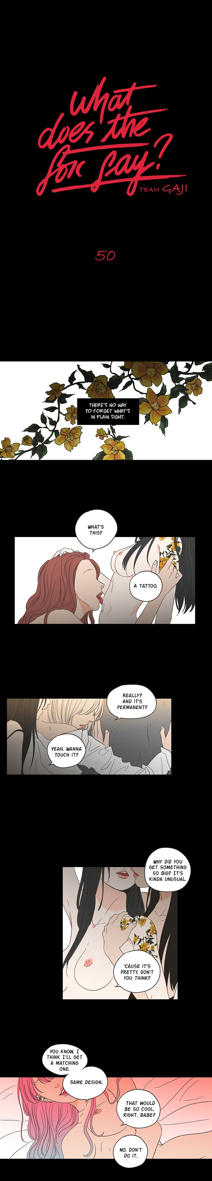 Panel Image 1 for chapter 50 of manhwa What Does the Fox Say? on read.oppai.stream