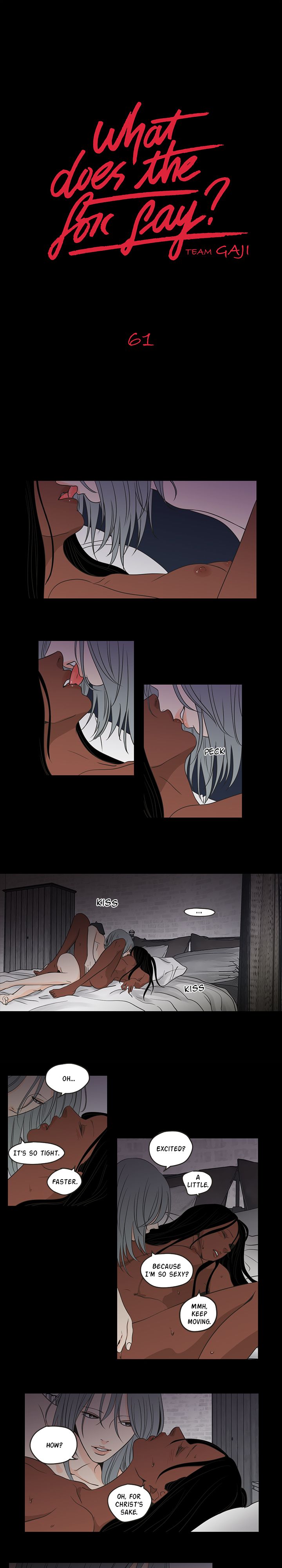 Panel Image 1 for chapter 61 of manhwa What Does the Fox Say? on read.oppai.stream