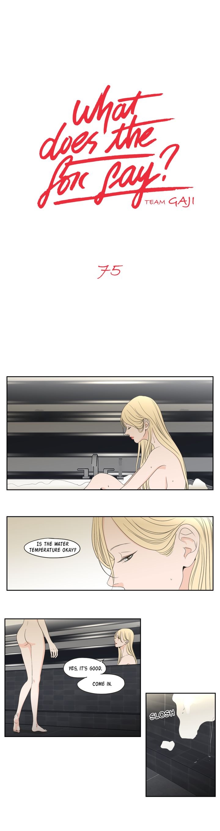 Panel Image 1 for chapter 75 of manhwa What Does the Fox Say? on read.oppai.stream