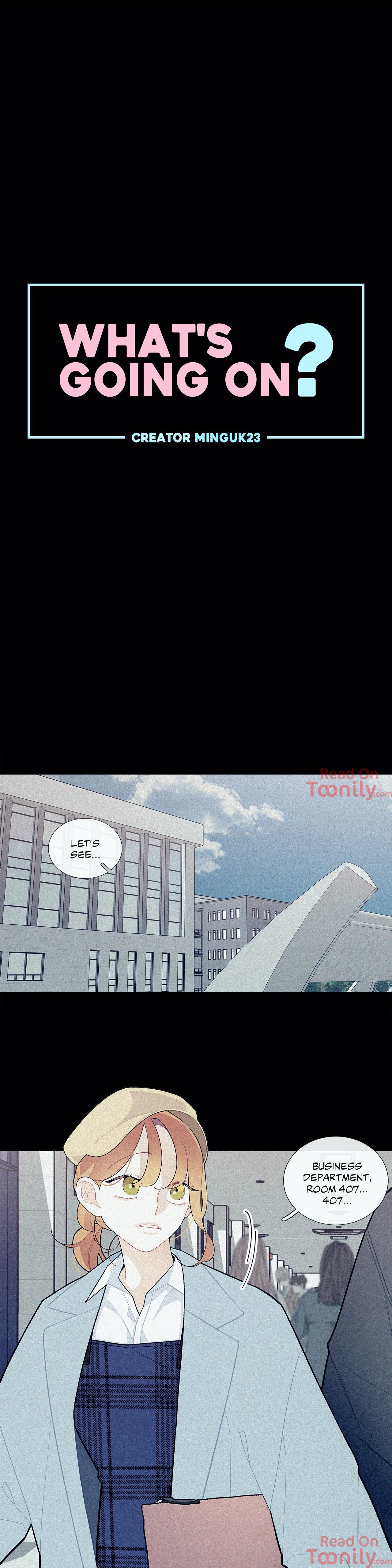 Panel Image 1 for chapter 49 of manhwa What’s Going On? on read.oppai.stream